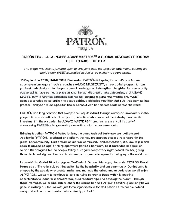 AGAVE MASTERS™ GLOBAL Press Release FINAL.docx.pdf